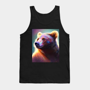 Colorful bear Tank Top